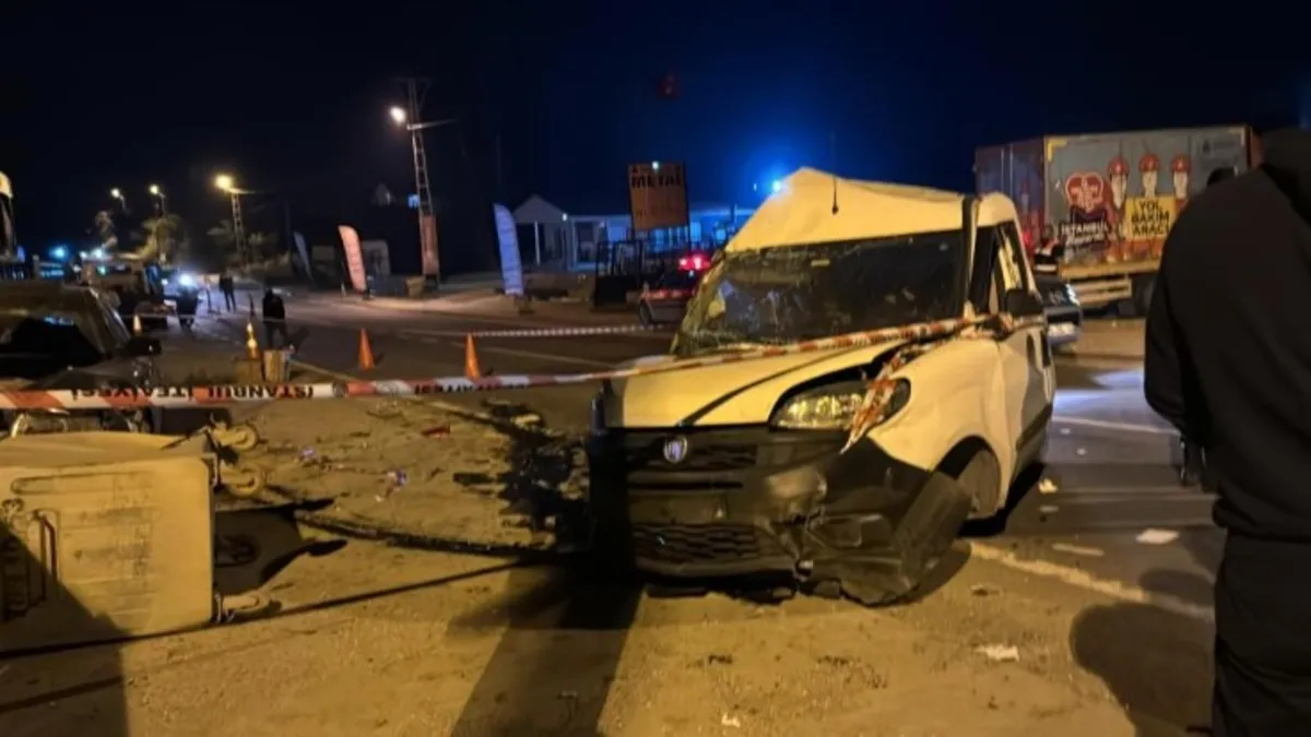 Çatalca’da feci kaza! 1 ölü 3 yaralı var