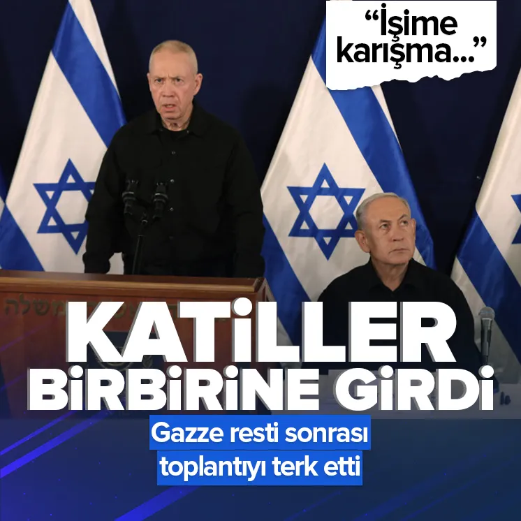 Gallant’tan Netanyahu’ya Gazze resti