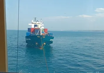 İstanbul Boğazı'nda gemi arızası