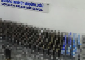 Tekirdağ'da kaçak içki operasyonu
