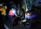 Otobüs kazası: 1 ölü 13 yaralı