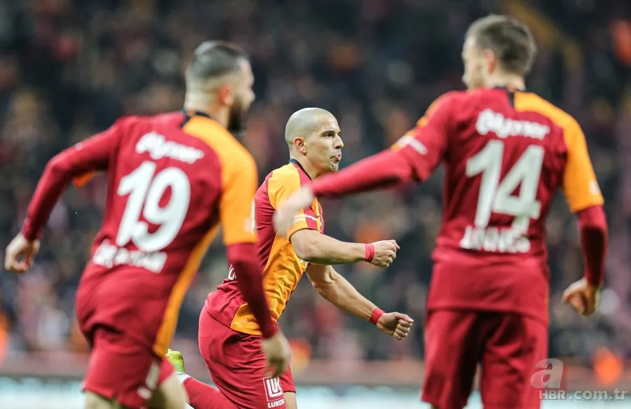 Feghouli attı, Terim sevinçten havalara uçtu! Galatasaray - Kayserispor maçından çarpıcı kareler 10