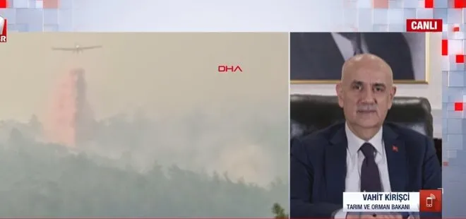 Marmaris’te yangın neden çıktı? Tarım ve Orman Bakanı Vahit Kirişci son durumu A Haber’de anlattı
