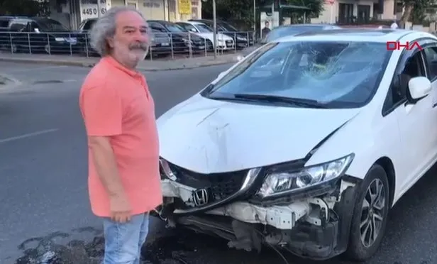 Oyuncu Selahattin Taşdöğen'in çarptığı motosikletli yaralandı - 1