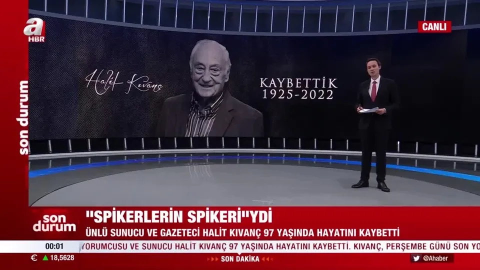 Duayen sunucu Halit Kıvanç 97 yaşında hayatını kaybetti!