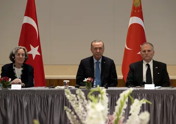 Başkan Erdoğan Amerikan Yahudi Toplumu Çatı Kuruluşları temsilcilerini kabul etti