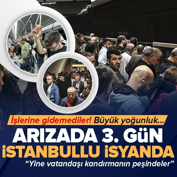 İstanbul’da metro hattında ’bitmeyen’ arıza
