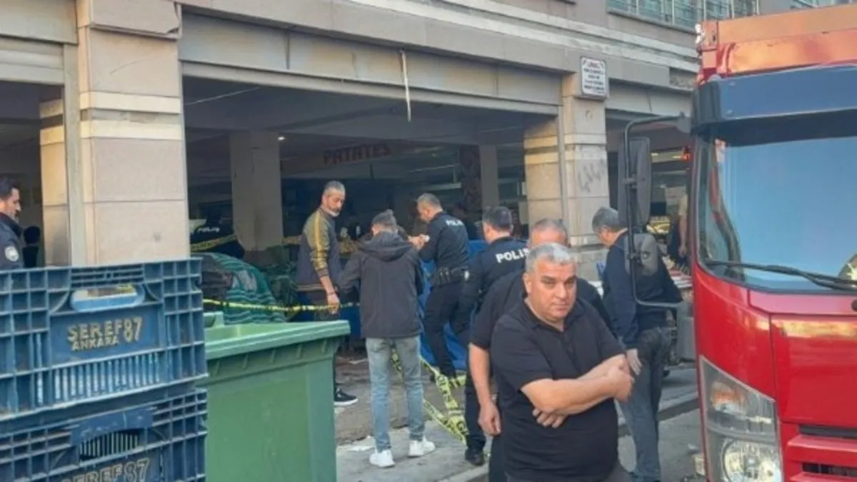 Ankara'da pazar yerinde pompalı tüfekli dehşeti: 1 ağır yaralı