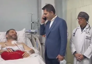 AK Parti İstanbul adayı Murat Kurum, Fatih Camii İmamı Galip Usta'yı ziyaret etti! Başkan Erdoğan'dan "geçmiş olsun" telefonu