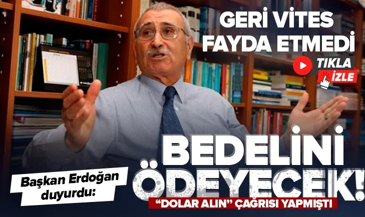 Durmuş Yılmaz’a Başkan Erdoğan’dan A Haber’de tepki: Suç işlemiştir! Bedelini öder