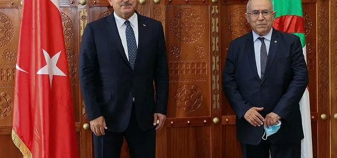 Son dakika: Dışişleri Bakanı Mevlüt Çavuşoğlu, Cezayir Dışişleri Bakanı Lamamra ile görüştü