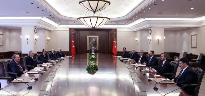 Başkan Erdoğan’dan Çankaya Köşkü’nde önemli kabul