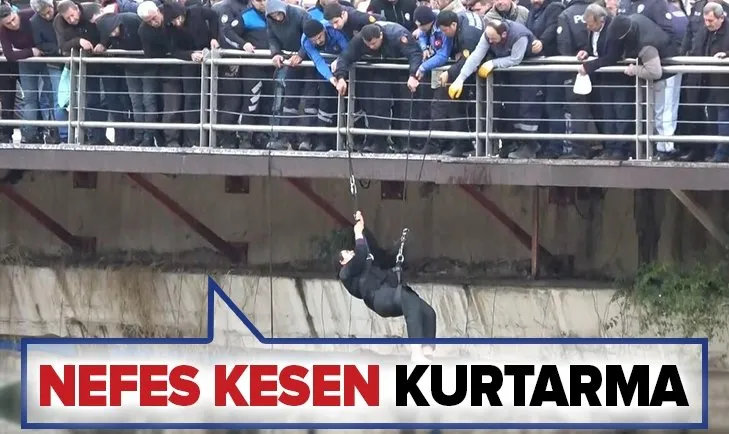 Hatay’da Asi Nehri’ne atlayan kadını itfaiyeciler kurtardı