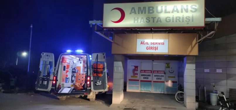 Define ararken patladı