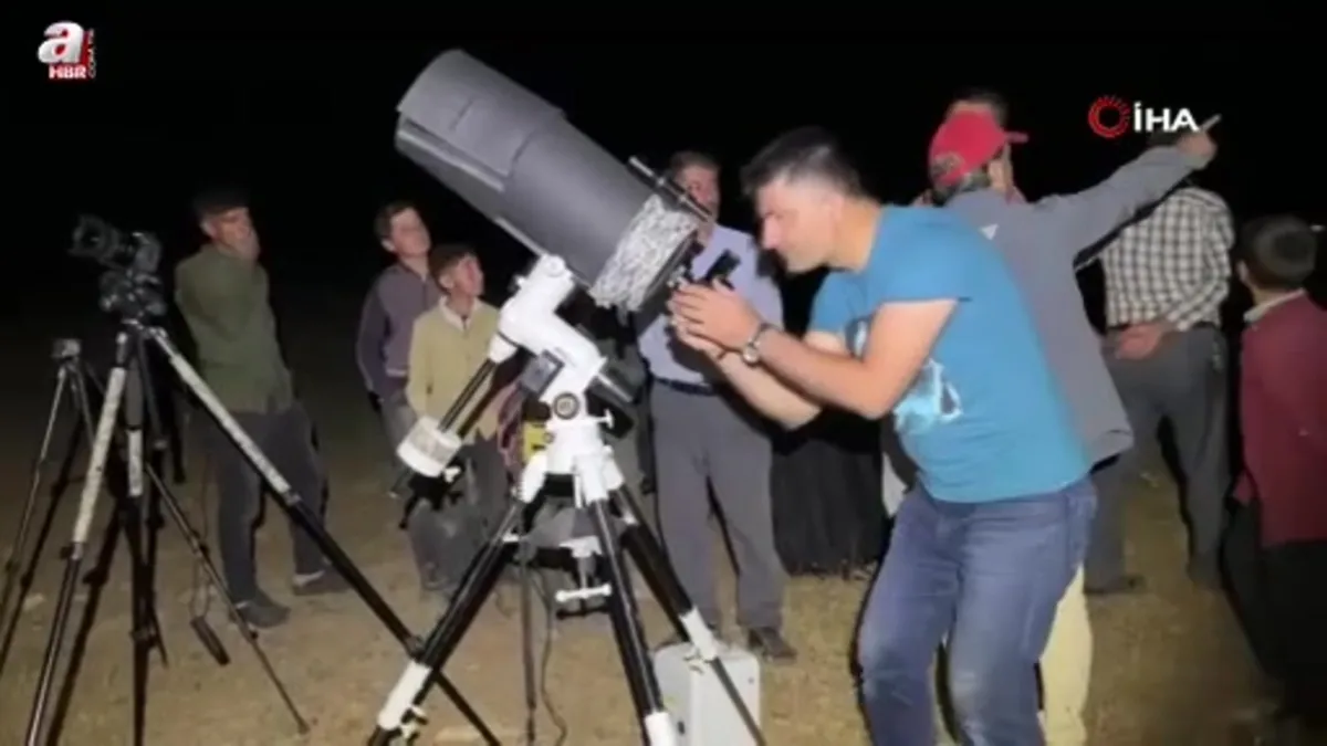 Van Gölü ve Bitlis yaylalarında meteor yağmuru nöbeti kamerada