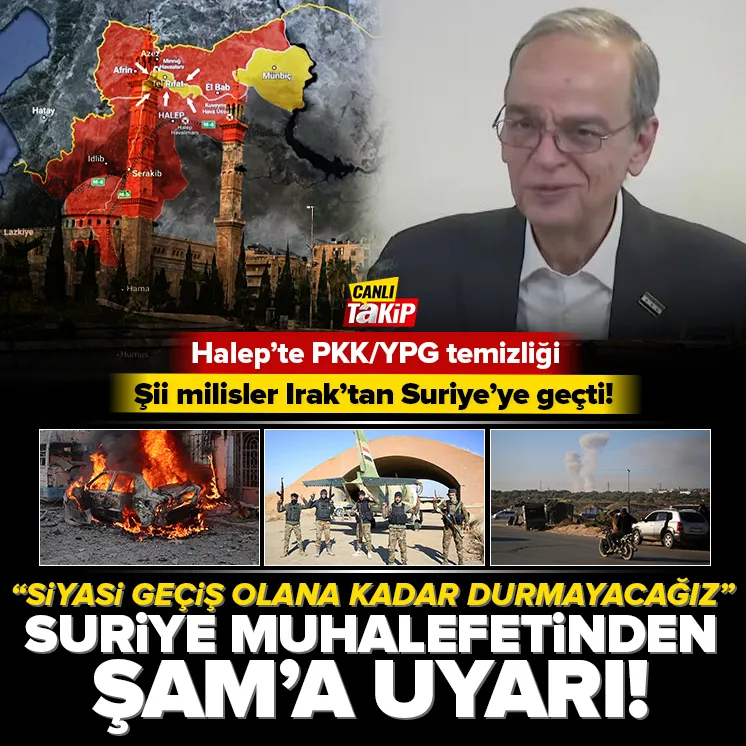 Suriye muhalefetinden Şama uyarı