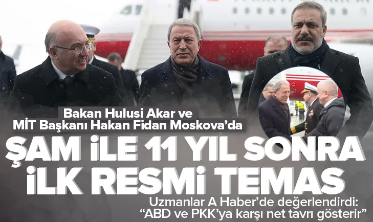 Bakan Akar ve MİT Başkanı Fidan Moskovada