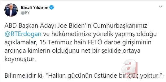 Başkan Erdoğan ve Türkiye'yi hedef almıştı! ABD'li Joe Biden'a CHP, PKK ve FETÖ dışında tepki yağdı 20
