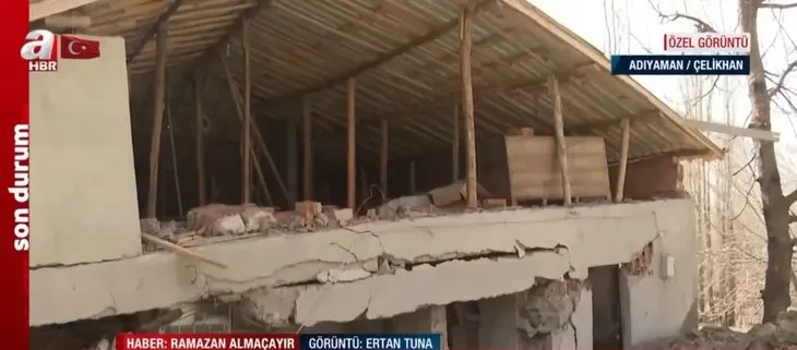 Adıyaman’daki Askerhan Köyü’nde depremin izleri! Köy 1 metre yükseldi