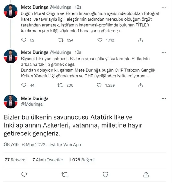 Son dakika: Ekrem İmamoğlu’nun Nagehan Alçı ile fotoğrafı CHP’yi karıştırdı! CHP’li yönetici Mete Duringa istifaya zorlandı