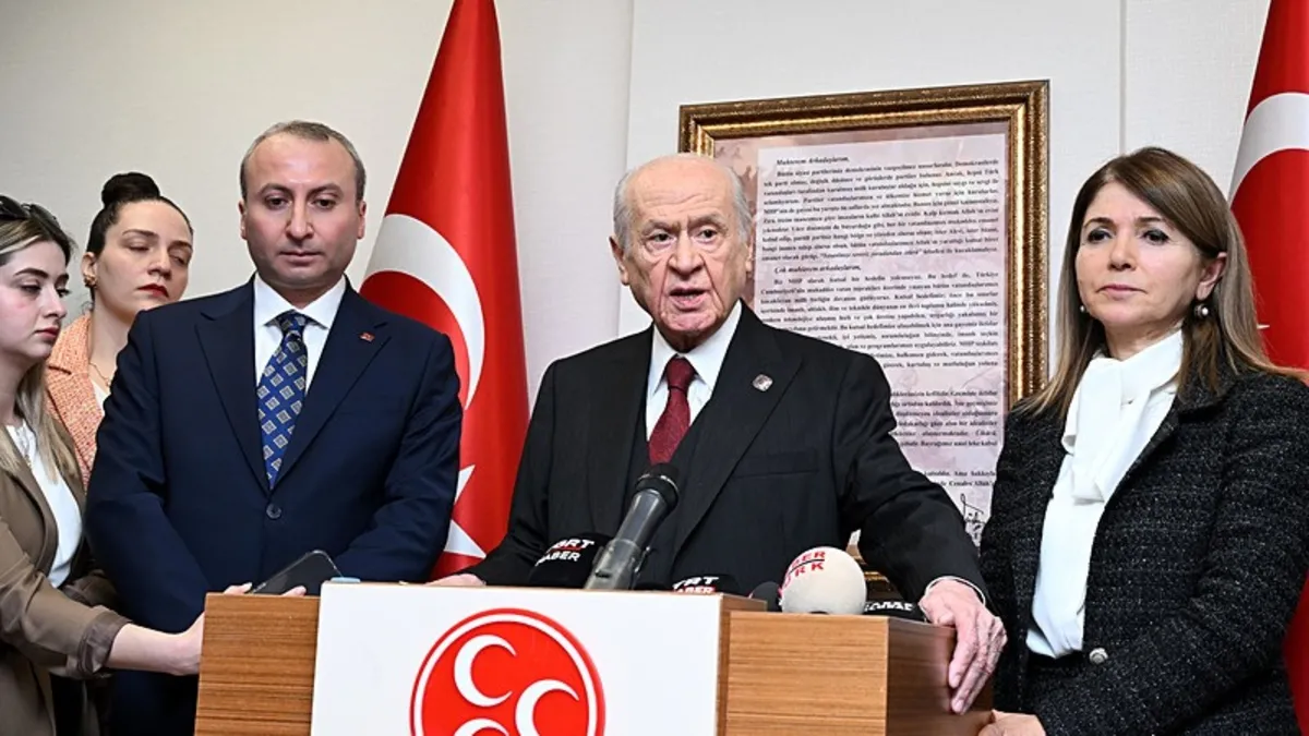 MHP lideri Bahçeli: Yönter'in istifası akademik kariyeriyle ilgili