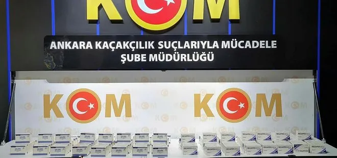 Ankara’da uyuşturucuya ağır darbe! 10 binden fazla hap yakalandı