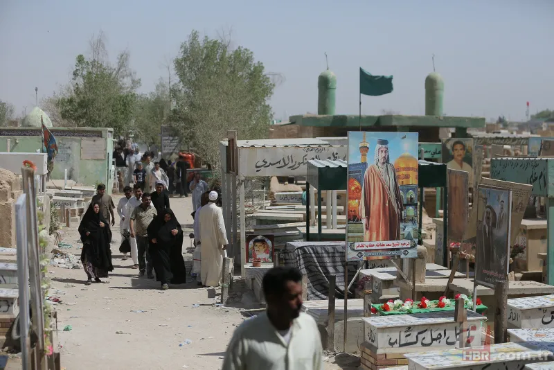 Dünyanın en büyük mezarlığı! Kurban Bayramı'nda böyle görüntülendi 3