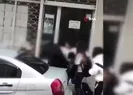 Ümraniyede genç kızların kavgası kamerada!