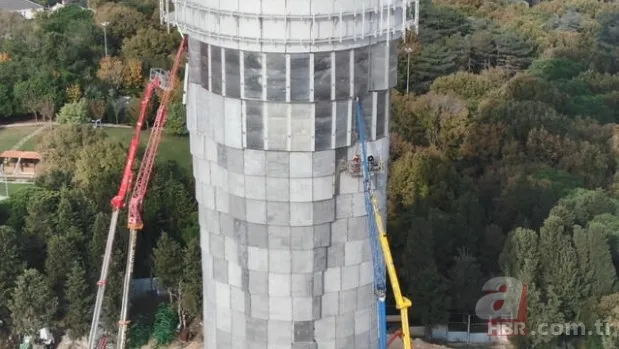 Çamlıca Kulesi'nde geri sayım başladı! Son parçaları yerleştiriliyor... 4