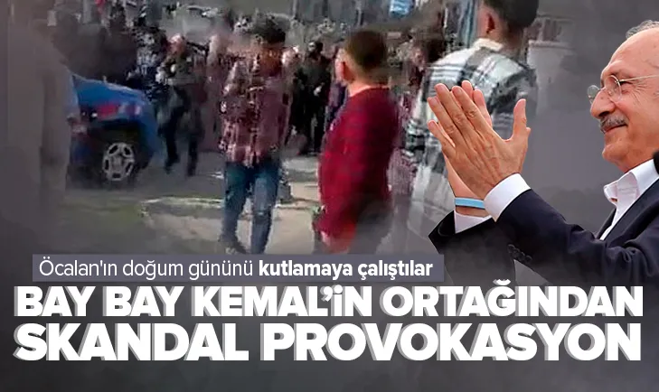 Teröristbaşı Öcalanın doğum gününü kutladılar