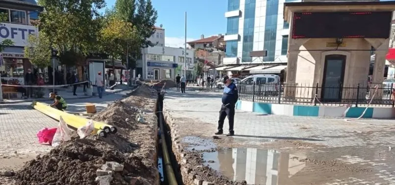 Afyon Emirdağ’da doğalgaz çalışmaları tekrar başladı