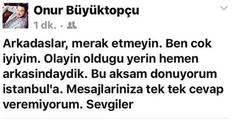 Onur Büyüktopçu korkuttu - 1