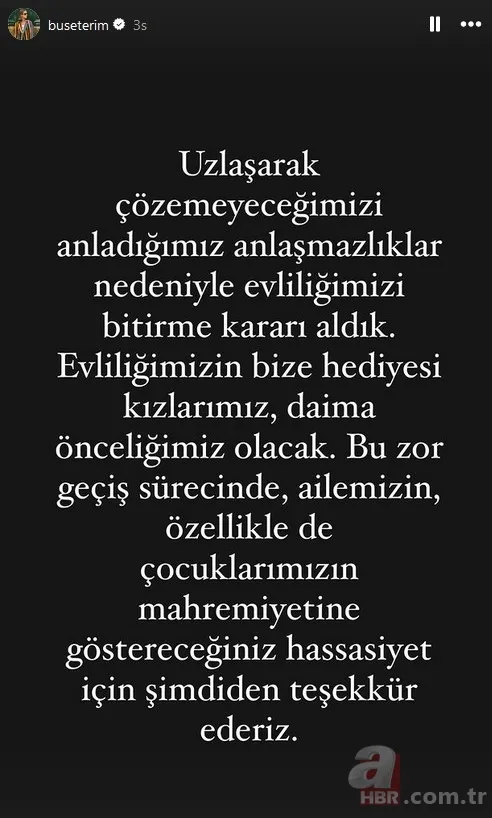 10 yıllık evlilik tek celsede bitti! Fatih Terim'in kızı Buse Terim ile Volkan Bahçekapılı boşandı! Ayrılık sonrası ilk sözler... 5