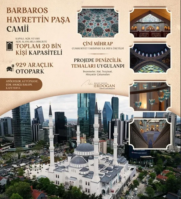 Son dakika | Barbaros Hayreddin Paşa Camii açılışı! Başkan Erdoğan’dan önemli açıklamalar