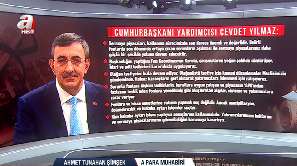 Cevdet Yılmaz'dan fon krizi açıklaması! Gözler Meclis'teki düzenlemede