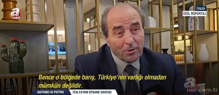 Efsane İtalyan Savcı Di Pietro A Haber'e konuştu! Türkiye'ye övgü dolu sözler: Bölgede barış Türkiye olmadan mümkün değil 6
