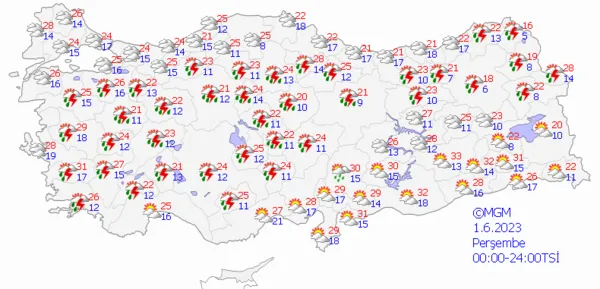 1685544567122.png Haziran ayı yağmurla başlıyor! Meteoroloji'den çok sayıda ile son dakika uyarısı! İstanbul Ankara İzmir hava durumu... - 4