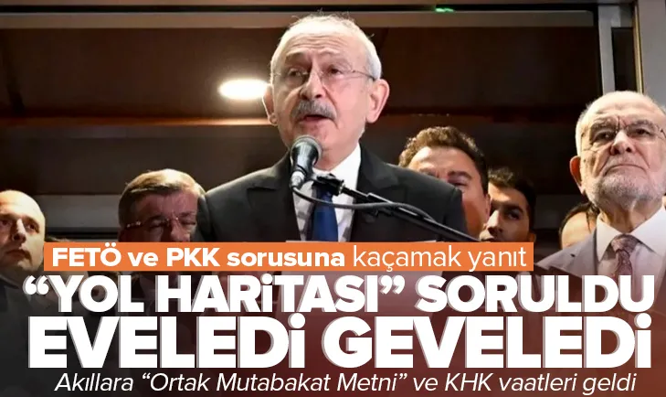 FETÖ ve PKK sorusuna kaçamak yanıt