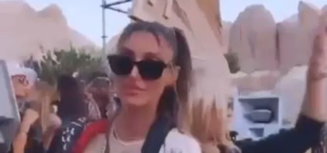 Kapadokya’da partiye katılan Şevval Şahin tepkilere neden oldu: Önce eğlendi sonra ’Help Turkey’ paylaşımı yaptı