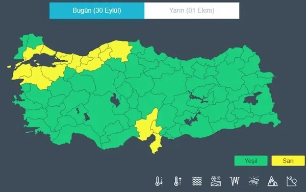 1696056337930.jpeg Soğuk hava dalgası yurdu etkisi altına aldı! Sıcaklıklar düşüyor yağış geliyor 🌧️ 17 il için sarı kodlu alarm verildi - 2