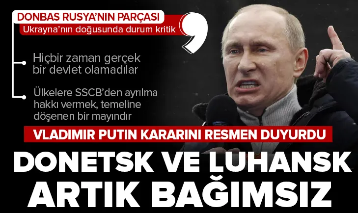 Putinden canlı yayında flaş sözler