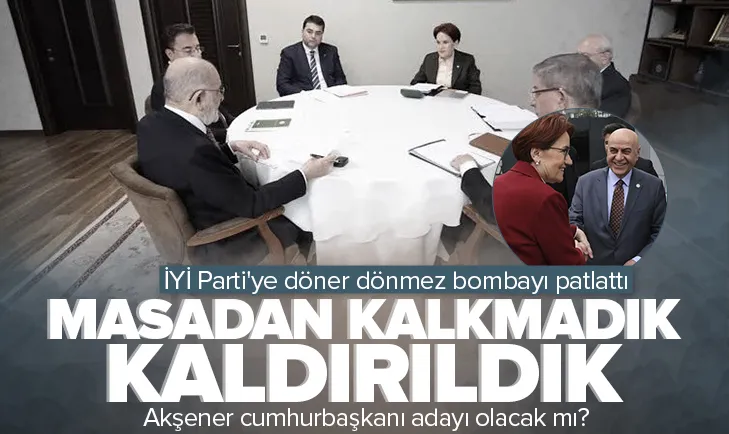 Paçacı: Masadan kalkmadık kaldırıldık!