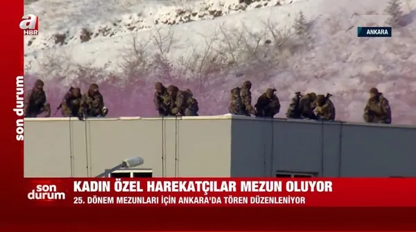 Kadın polis özel harekattan nefes kesen tatbikat - 2
