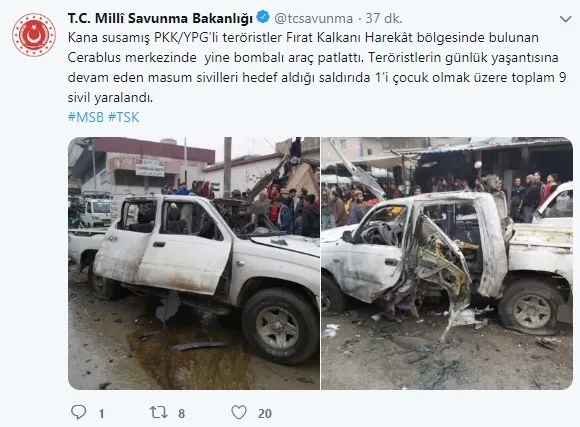 Cerablus'taki bomba yüklü araçla terör saldırısı - 2