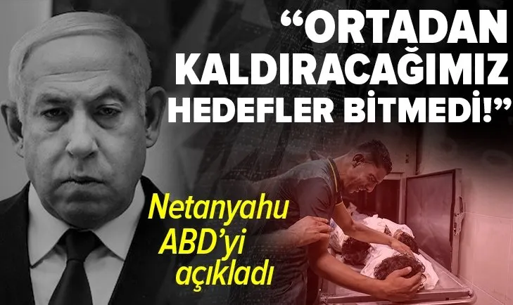 Netanyahu'dan flaş Gazze açıklaması! ABD bizi destekliyor ve daha ortadan kaldıracağımız hedefler var!