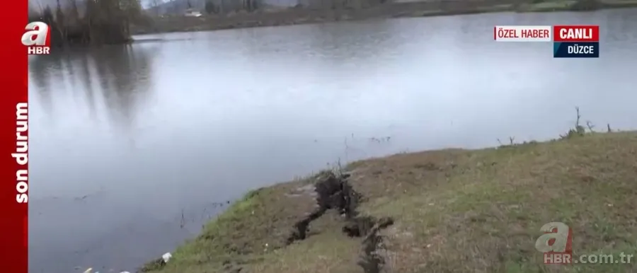 Düzce’de 5,9 büyüklüğündeki depremin izleri ortaya çıktı! İşte 5,9’luk depremin fay kırığı 11