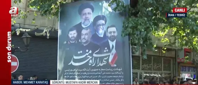 İran’daki helikopter kazası | Doğu Azerbaycan Valisi Rahmeti ve Tebriz İmamı Haşim’e veda