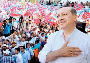 Cumhur, başkanının yanında yer aldı