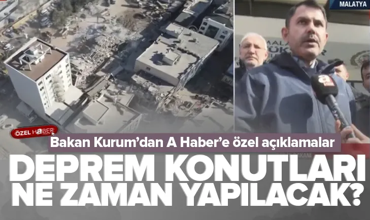 Deprem konutları ne zaman yapılacak?