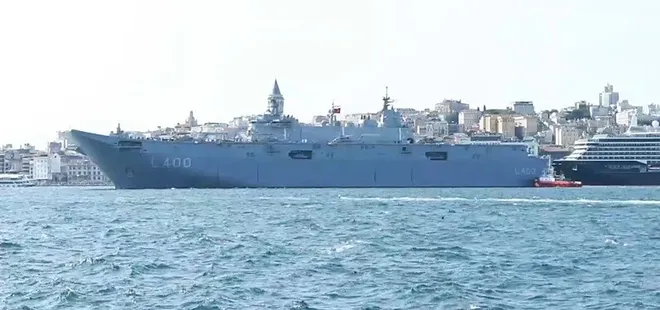 Zafere yolculuk! TCG Anadolu İstanbul’da